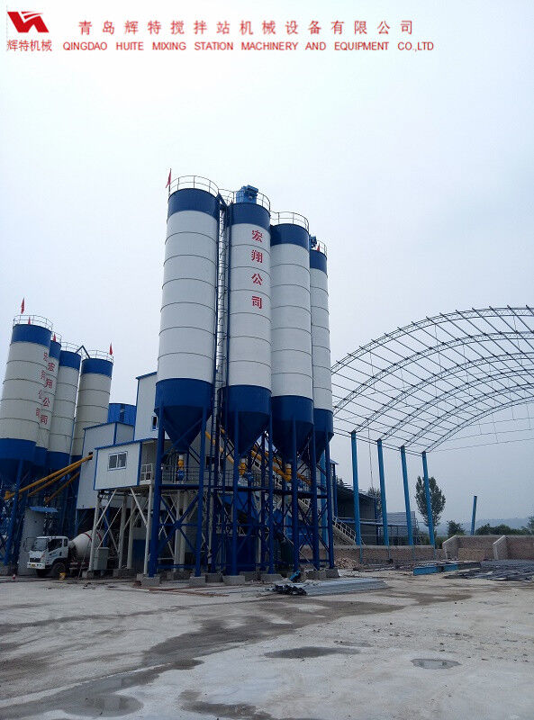 輝特混凝土攪拌站HZS120---直觀的操作畫(huà)面，簡(jiǎn)單易懂