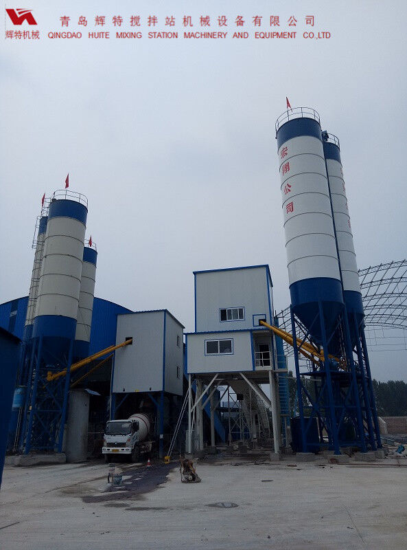 輝特混凝土攪拌站HZS120---直觀的操作畫(huà)面，簡(jiǎn)單易懂