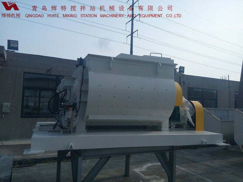 JS750攪拌臂采用偏心式設(shè)計(jì)，延長(zhǎng)使用壽命，青島輝特機(jī)械