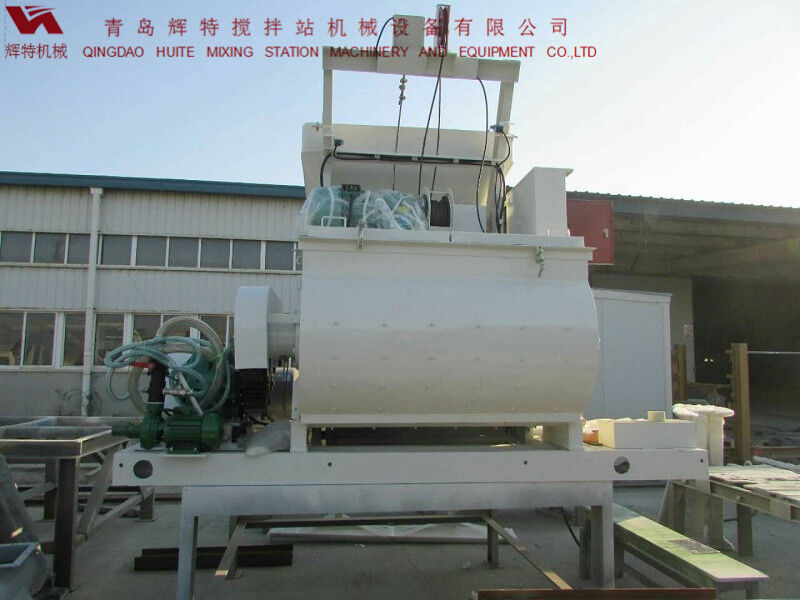 JS750攪拌臂采用偏心式設(shè)計(jì)，延長(zhǎng)使用壽命，青島輝特機(jī)械