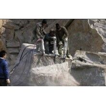 無聲快速分解石頭用液壓分石機設(shè)備