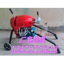 山東德州電動(dòng)純銅電機(jī)帶軟軸管道疏通機(jī)  廠家熱銷(xiāo)的管道清理機(jī)