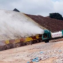 封閉式煤場(chǎng)除塵固定式霧炮機(jī)廠家直郵