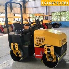 一路順風！座駕式2.5噸全液壓壓路機 雙鋼輪柴油振動碾 溝槽壓實機